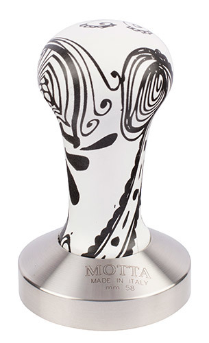MOTTA flat tamper "Black-White" 58mm - Coffee Coaching Club
