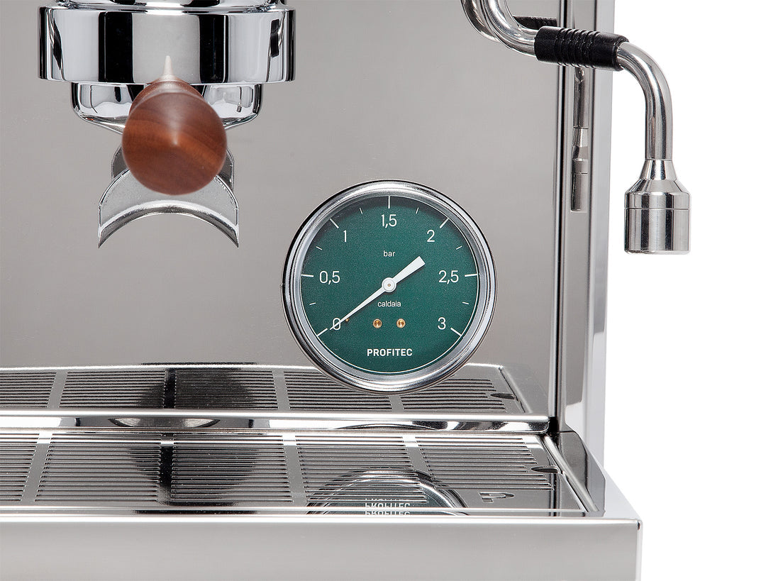 Profitec Pro 800, manometro verde pino – Dettaglio – Coffee Coaching Club 3
