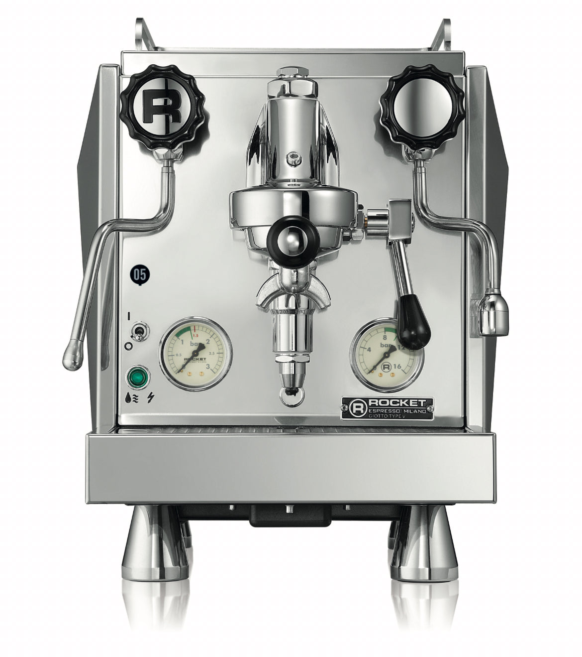 Rocket Giotto Cronometro V máquina de espresso con intercambiador de calor – Coffee Coaching Club 1