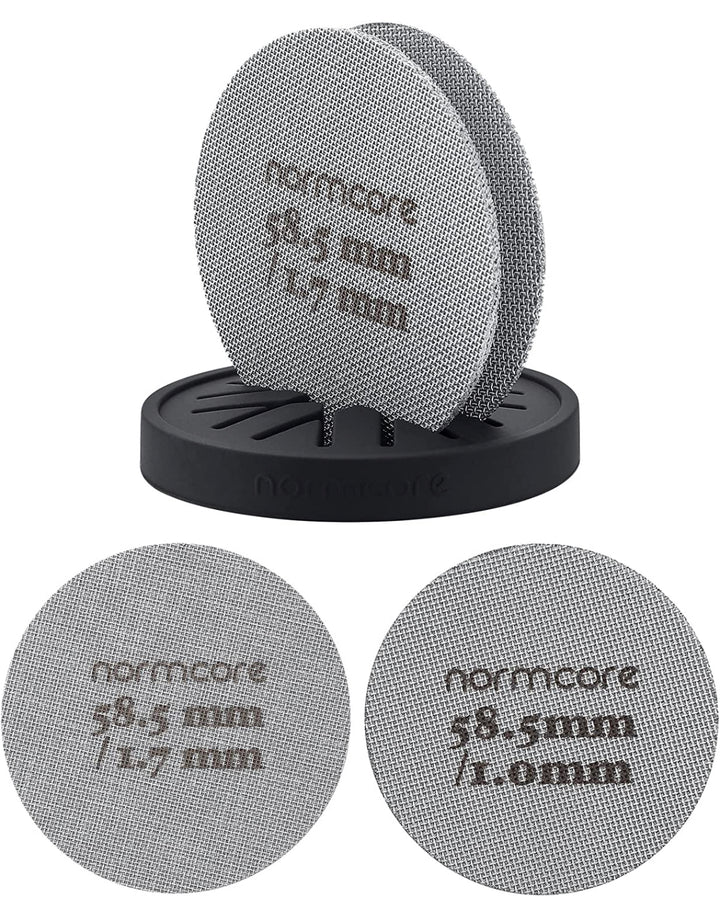 Puck Screen Normcore 58.5mm en acier inoxydable 316 – Coffee Coaching Club 1