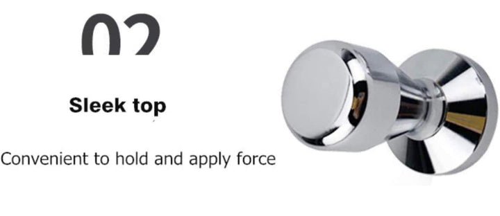 Tamper in acciaio inox 58,5 mm - Coffee Coaching Club