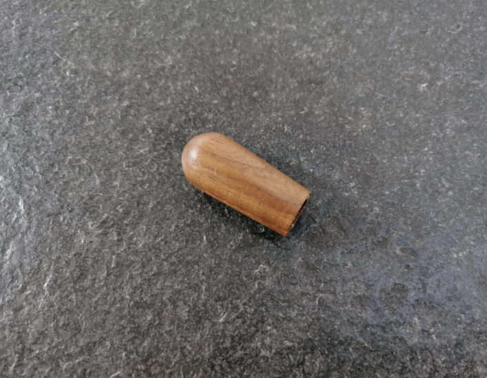 Handle for steam lever / brew lever made of black walnut - Coffee Coaching Club