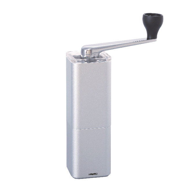 HARIO Coffee Mill "Prism" 24 g argento - Coffee Coaching Club