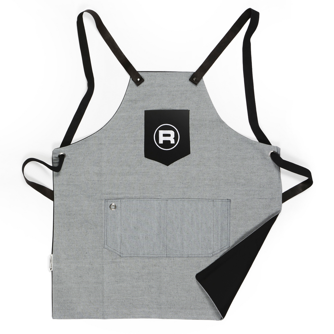 Delantal de barista Rocket reversible, tirantes negros – Coffee Coaching Club 1