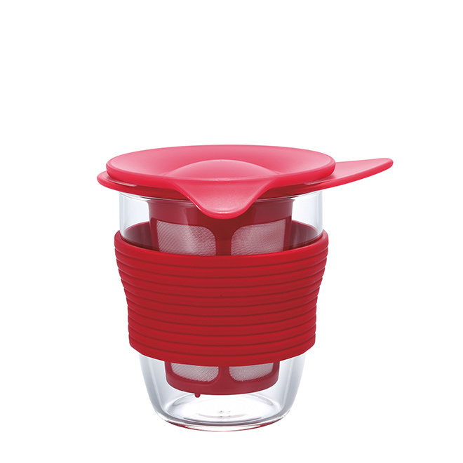 HARIO Handy Tea Maker 200 ml - Vermelho - Coffee Coaching Club